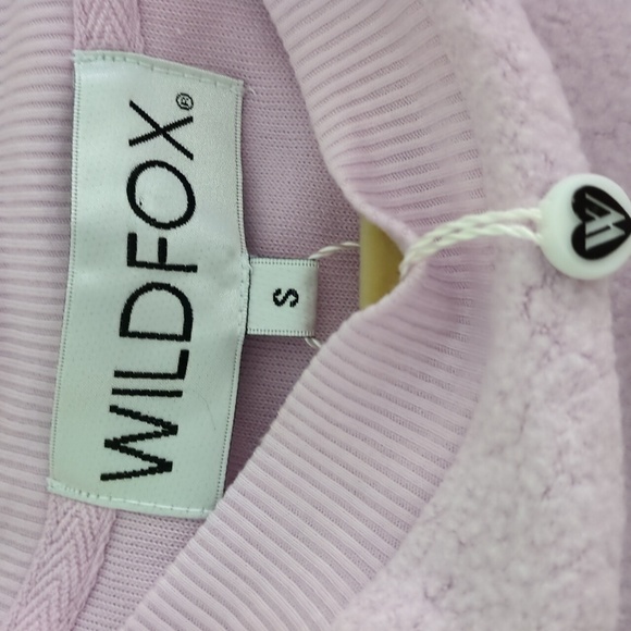 Wildfox Road Trip Sweatshirt Soft Cozy Cabin Athleasure Lounge  Reversible Top S - Picture 11 of 12